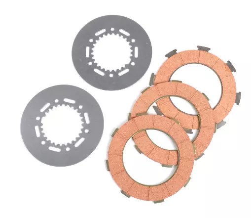 Clutch friction plate set -NEWFREN Vespa 7 spring type Rally 200 T5 PX200 GS160