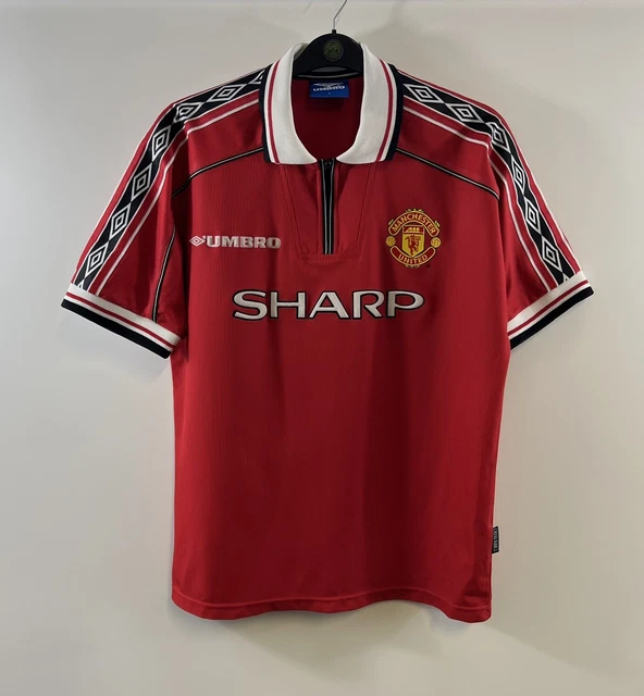 Manchester United Gardien de but Maillot de foot 1997 - 1998. Sponsored Manchester United Gardien de but Maillot de foot 1997 - 1998. Sponsored