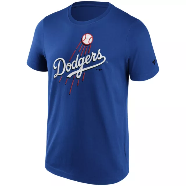 MLB Los Angeles L.A. Dodgers LA T-Shirt Pop Art royal blau Baseball