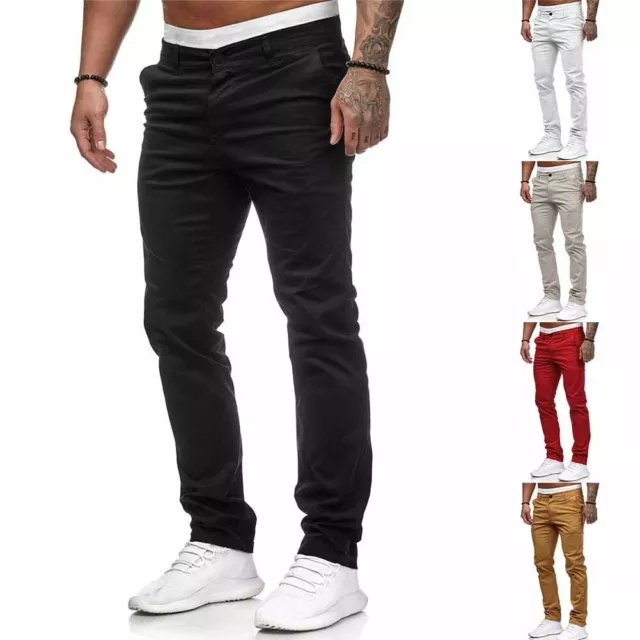 Herrenjeans Kleidung alle Taillengrößen Herbst Freizeithose Chinos Hose Holt