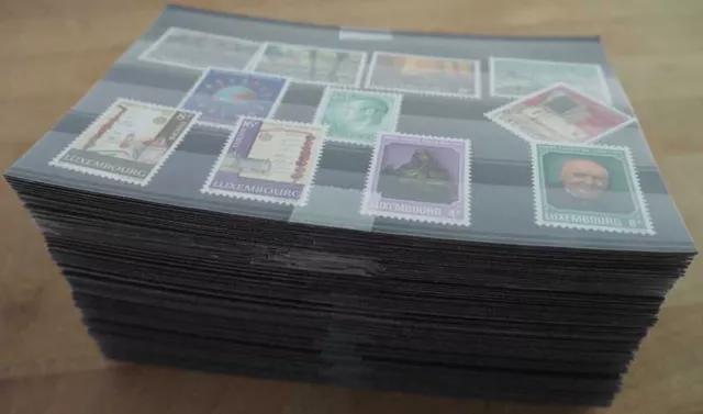 1982 Luxemburg; 50 komplette Jahrgänge, postfrisch/MNH, MiNr 1046/1067, ME 850,-
