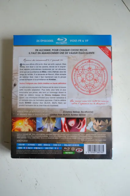 Fullmetal Alchemist : Brotherhood Blu-ray Edition Saphir Partie 2 NEUF 2