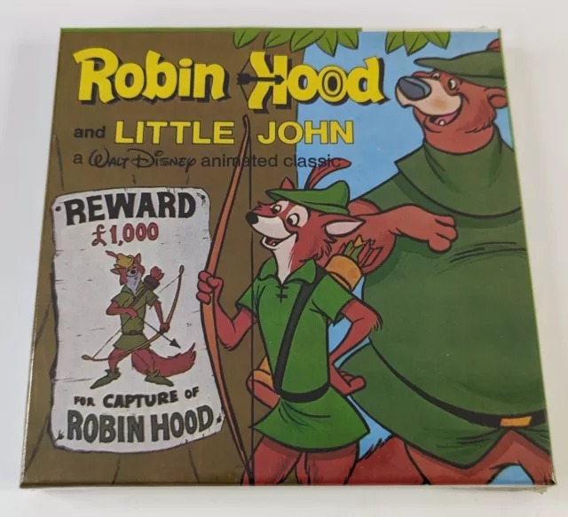 Walt Disney Robin Hood & Little John Cartoon Super 8 Film B&W Sound (New Sealed)