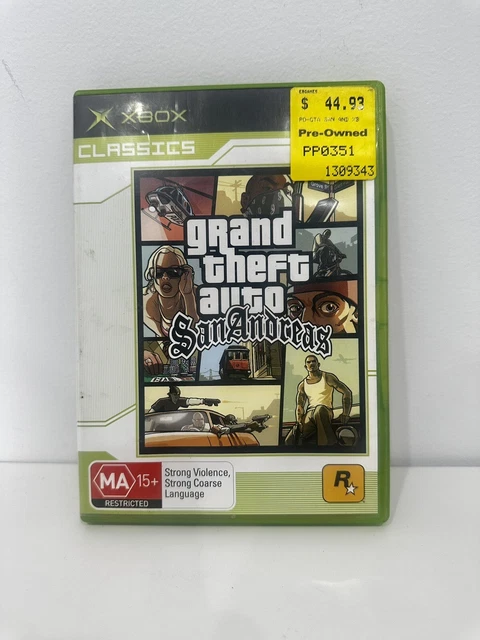 Gta san sales andreas xbox original