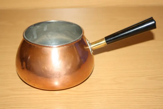 Vintage Collectable - Copper & Brass Saucepan - "Douro - Made in Portugal"
