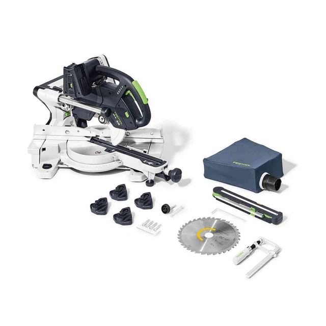 Sierra de mitra inalámbrica Festool 576847 KSC60 Kapex 36V 216 mm - cuerpo
