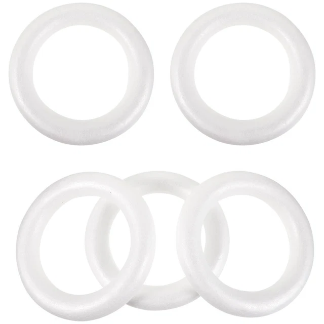 5 Pcs Schaumkranz Formen Schaumstoffbälle Styroporkugel Blasenkreis