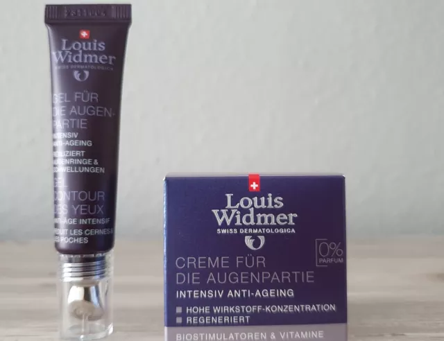 Louis Widmer Creme für die Augenpartie 30 ml & Gel für die Augenpartie 15 ml