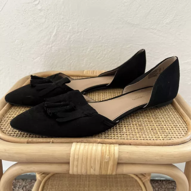 NWT CHRISTIAN SIRIANO For Payless Women s 8 Black White Striped