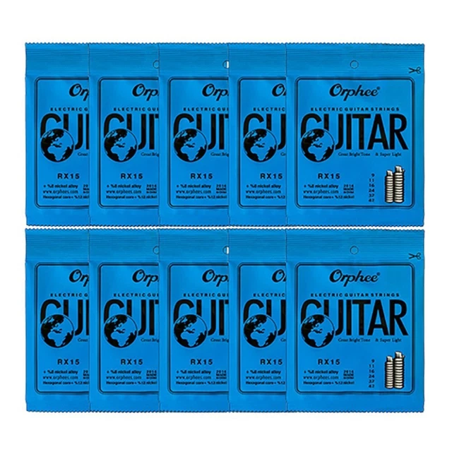 Electric Guitar Strings Universal 9-42 Hexagonal Carbon Steel & Nickel Alloy