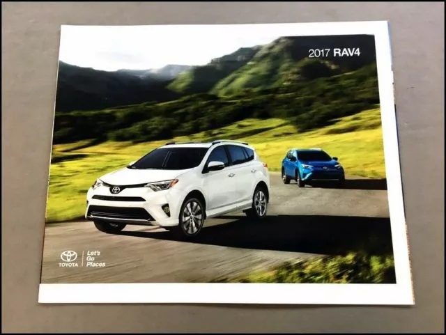 2017 Toyota Rav4 20-page Original Car Sales Brochure Catalog - Platinum Hybrid