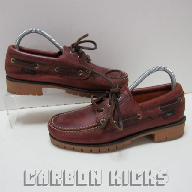 MENS RIVERS LEATHER Boating Shoes Uk Size 6 / Ref X01054 £14.36