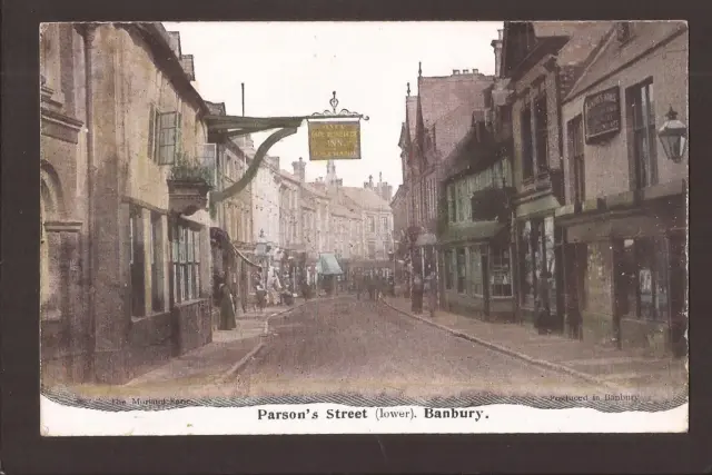 OXFORDSHIRE-BANBURY-PARSON`S STREET(lower)-OLDE REINDEER INN-SHOPS.