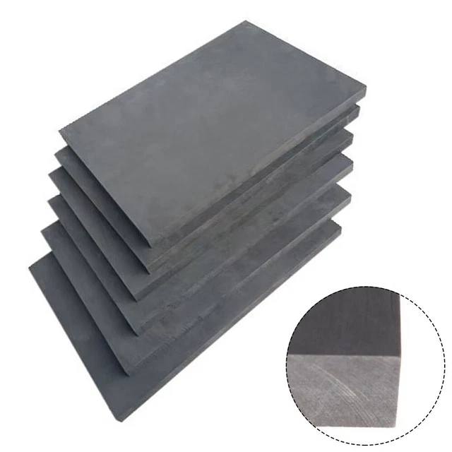 Graphite Bloc Outil Conductrice Électrode Graphite Lingot Bloc Portable