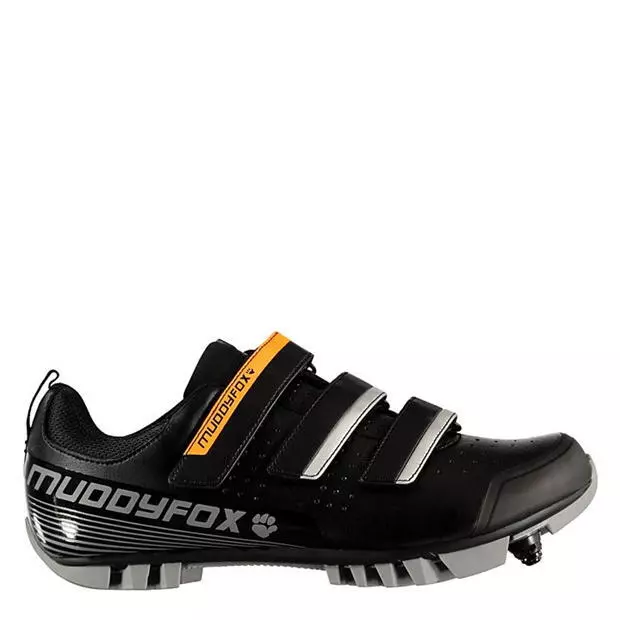 Muddyfox MTB100 Mens Cycling Shoes Black UK 8.5 EUR 42.5 *REFCRS373