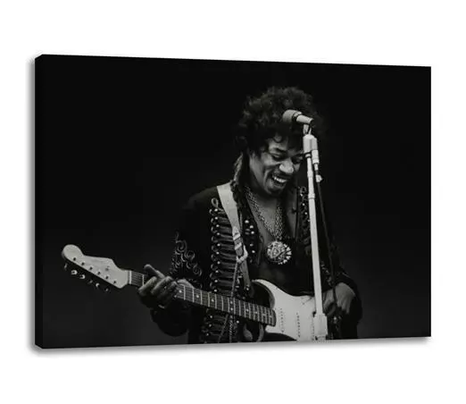 JIMI HENDRIX CANVAS Wall Art Poster Photo Print 30"x20" CANVAS