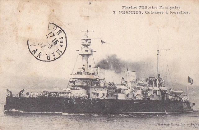 CPA 83 TOULON MARINE MILITAIRE Le  COLBERT  Croiseur 1927- Sabordé