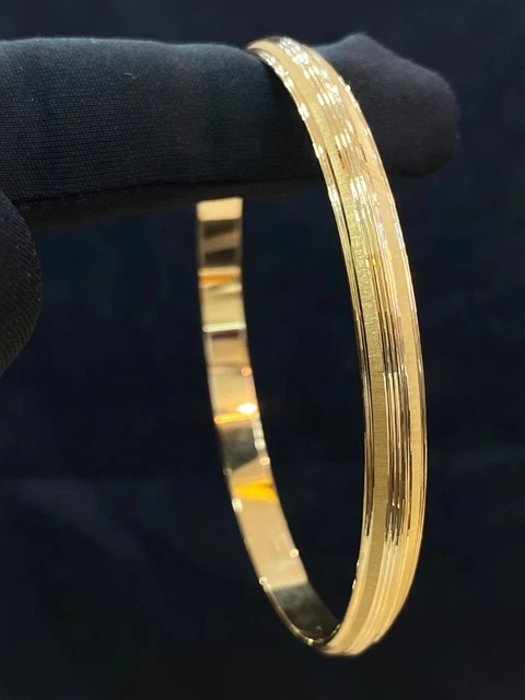 Bracelet En Or 22 Carats 916 - 2.62mm - Fait Main à Dubaï - Pour Femmes - Neuf Avec Étiquette