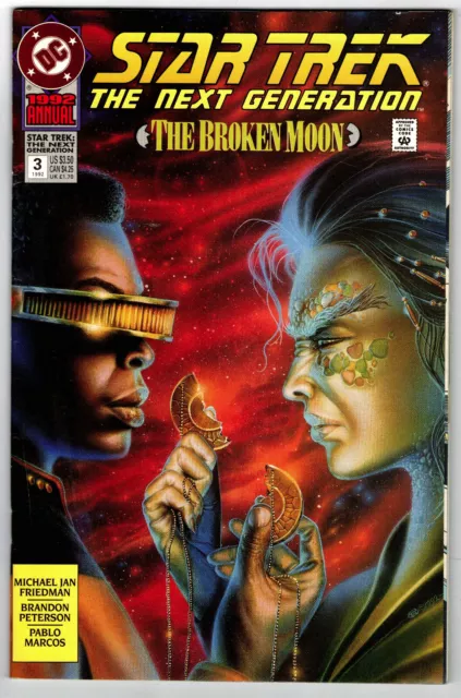 STAR TREK THE NEXT GENERATION Annual # 3 - 1992 DC - 2nd Series (fn-vf)