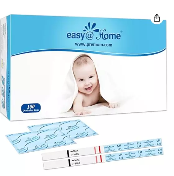 Easy@Home 100 X Test Ovulazione 25Miu/Ml, Altamente Preciso E Affidabile -– Alim