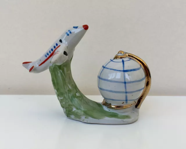 Porcelain figurine.USSR."Space Shuttle over the Planet Earth"(Korosten)1960-70s