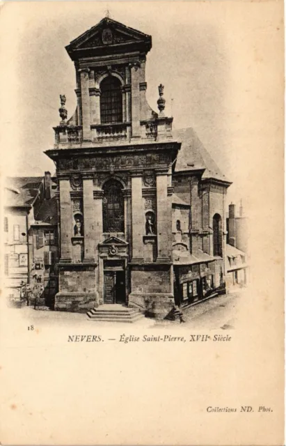 CPA AK NEVERS - Église St-PIERRE XVII siecle (456523)