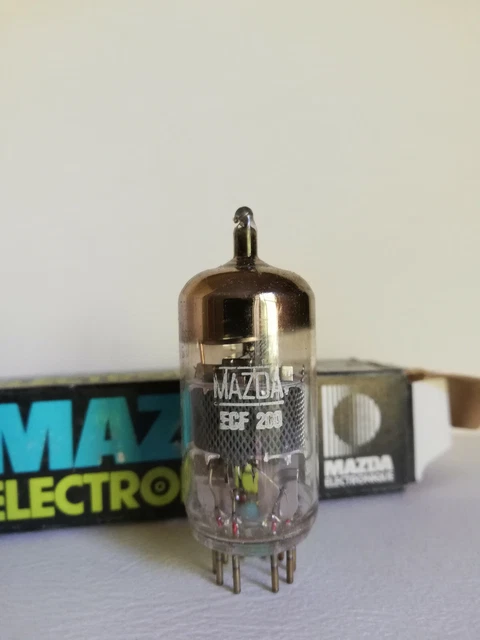 Tube électronique Mazda Belvu ECF80 – NOS (Neuf Ancien Stock) – Pièce Vintage Pour Ampli