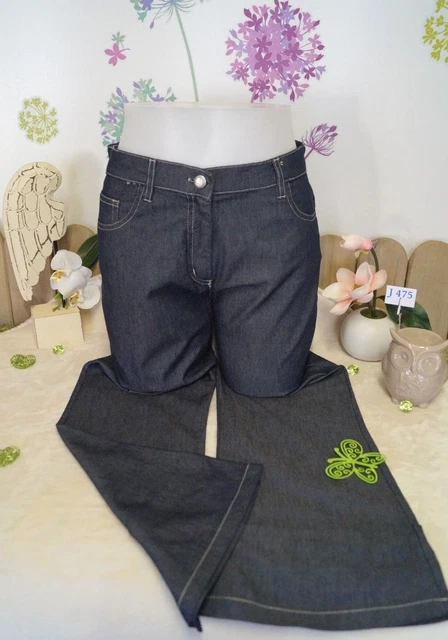 Pantacourt En Jean Meltin' Pot Morena - Noir - Taille 38 (W28) - Coupe Droite