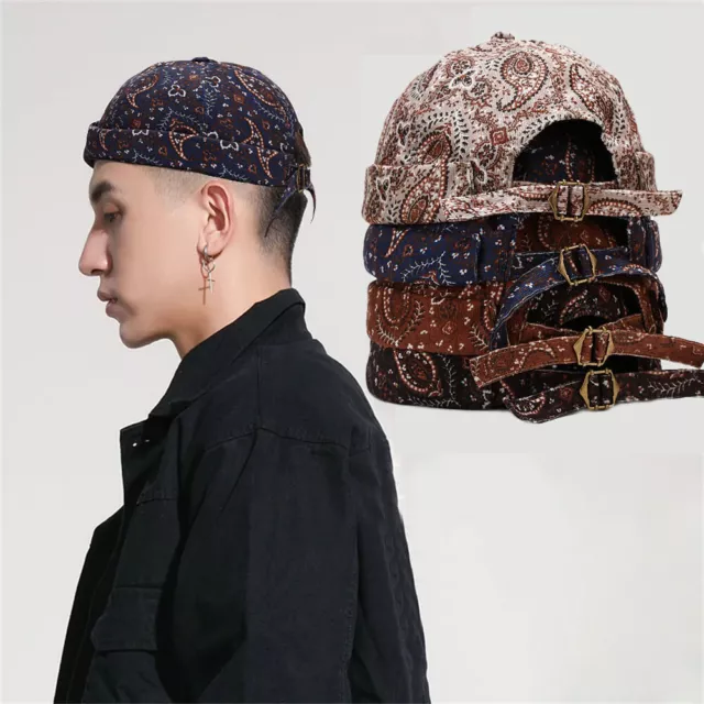 Gorro Docker Estampado Para Hombre Y Mujer Gorro De Marinero Retro Gorro Sin <