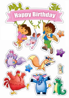 30 X Dora The Explorer Party Collection Edible Rice Wafer Paper Cupcake Toppers 1 49 Picclick Uk 30 X Dora The Explorer Party Collection Edible Rice Wafer Paper Cupcake Toppers 1 49 Picclick Uk