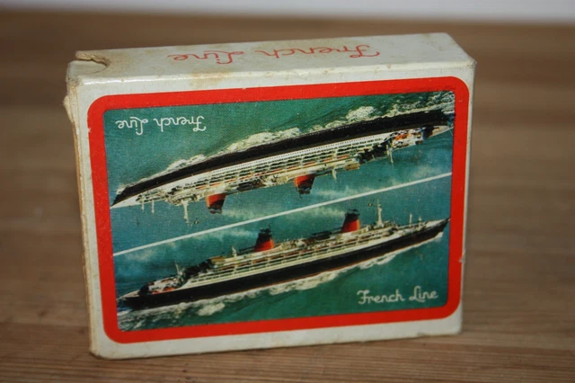 Jeu De 52 Cartes French Line - Compagnie Générale Transatlantique - Vintage Paquebot