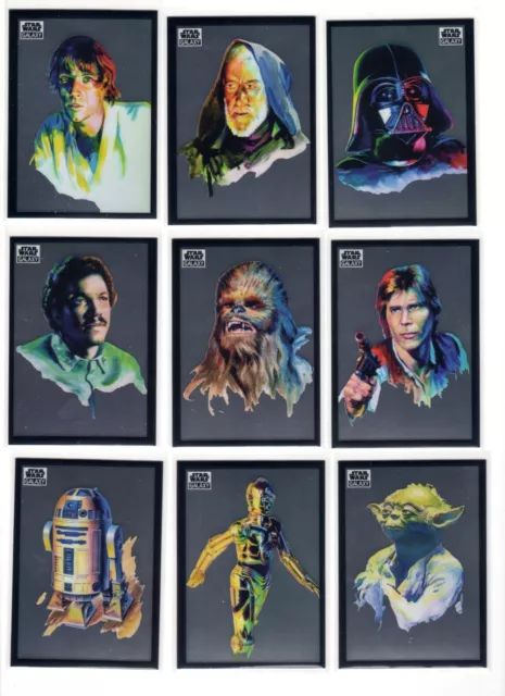 2022 Topps Star Wars Chrome Galaxy Base Pick Your Card Complete Set
