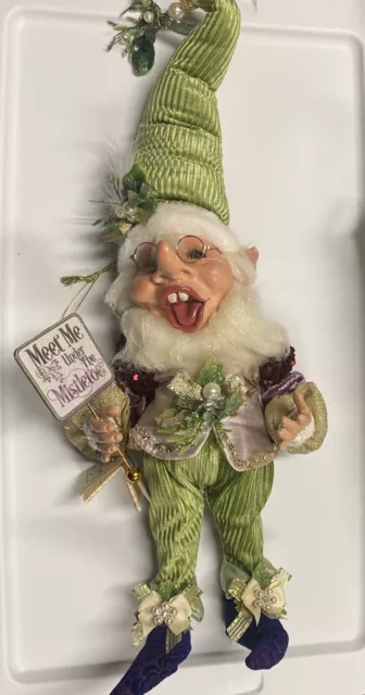 Mark Roberts Elves - Mistletoe Elf 51-16196 Medium 16.5" Figurine 232/500