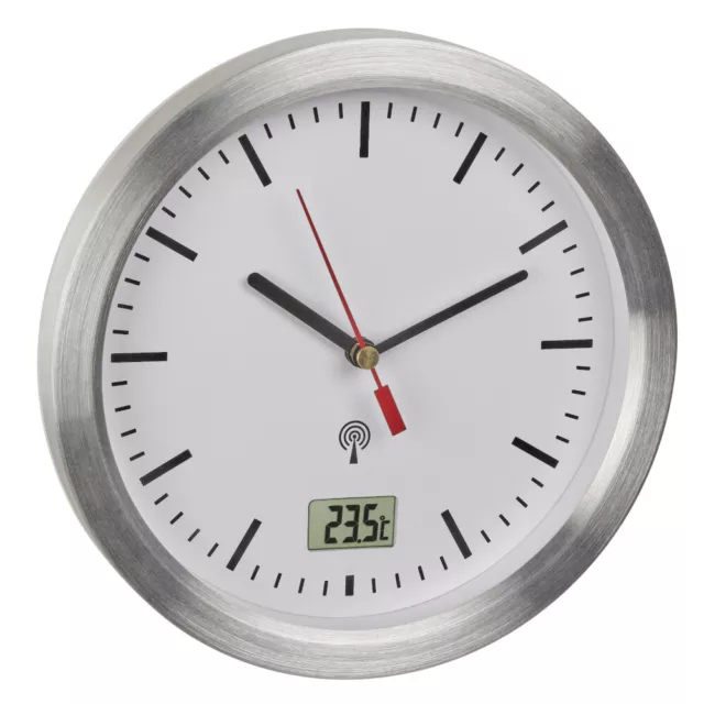 TFA 60.3539.02 Radio Horloge Salle de Bains Analog Avec Température 4 Ventouses