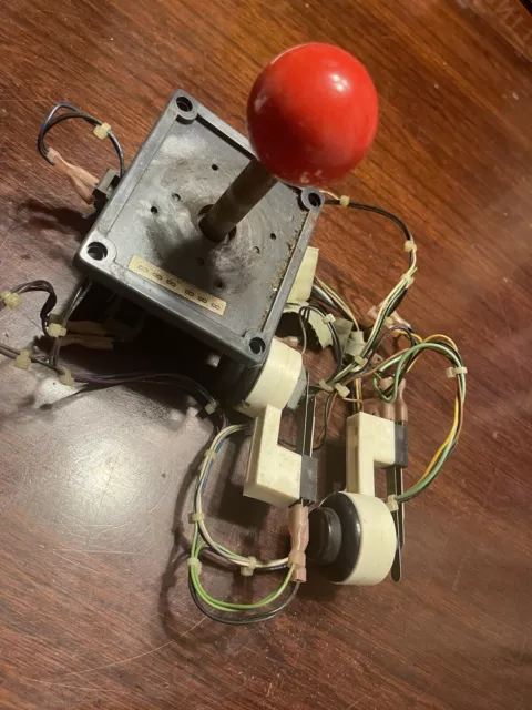 Vintage Arcade Wico Red Ball Leaf Switch 8 way Joystick Atari 🕹w Button Wiring