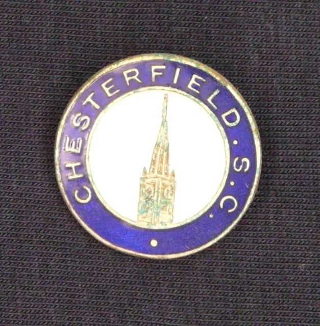 Chesterfield supporters club football enamel pin badge