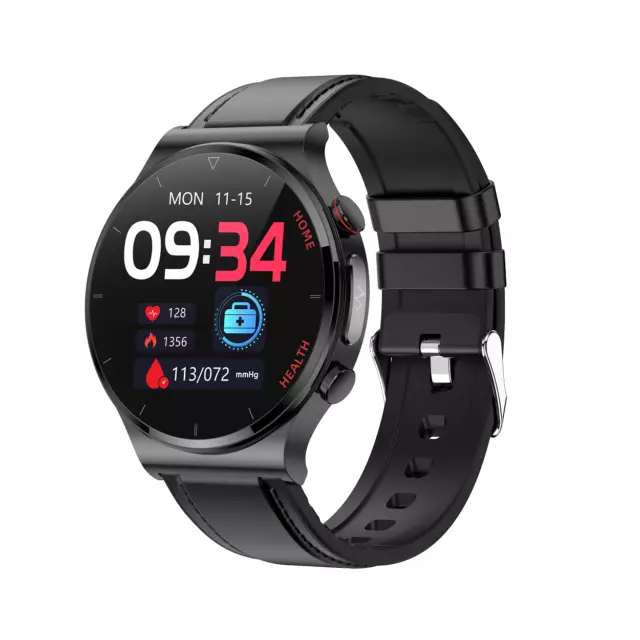 BlueTooth Smart Watch with ECG Heart Rate Sensor, Blood Pressure Monitor