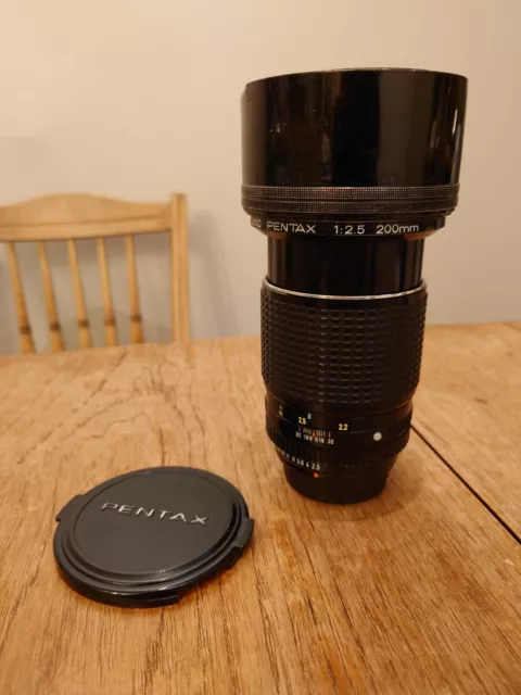 SMC Pentax-K 200mm f/2.5 Prime lens Pentax K Mount - Very Rare! Optically Clean!
