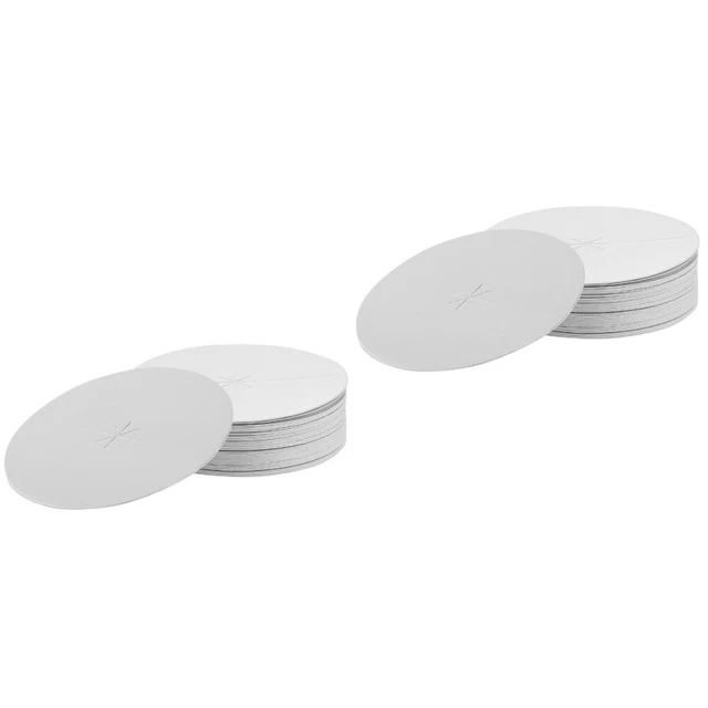100 Pcs Kerzentablett Kerzenhalter Aus Papier Schreibtisch-Tropfschutz