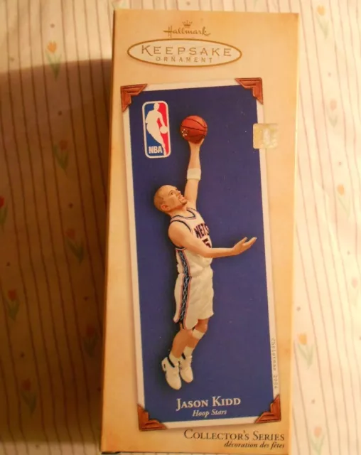 Hallmark Jason Kidd Nj New Jersey Nets  Keepsake Ornament 2004