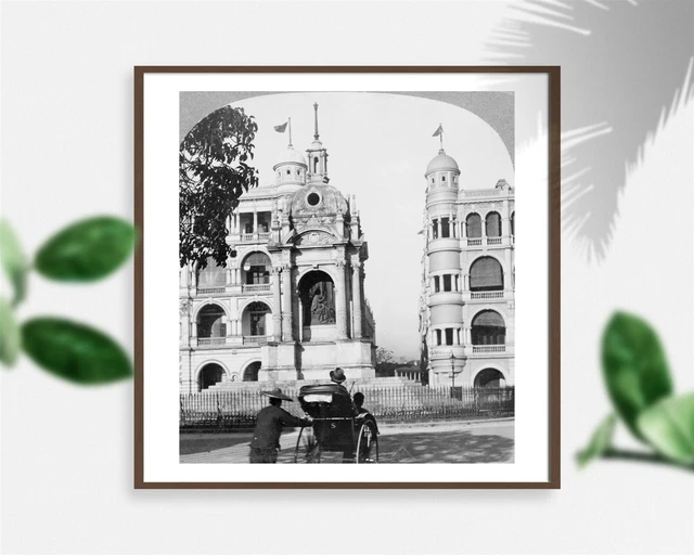 Photo: Monument to Queen Victoria,Hong Kong,China,Queen of Great Britain,c1906,R