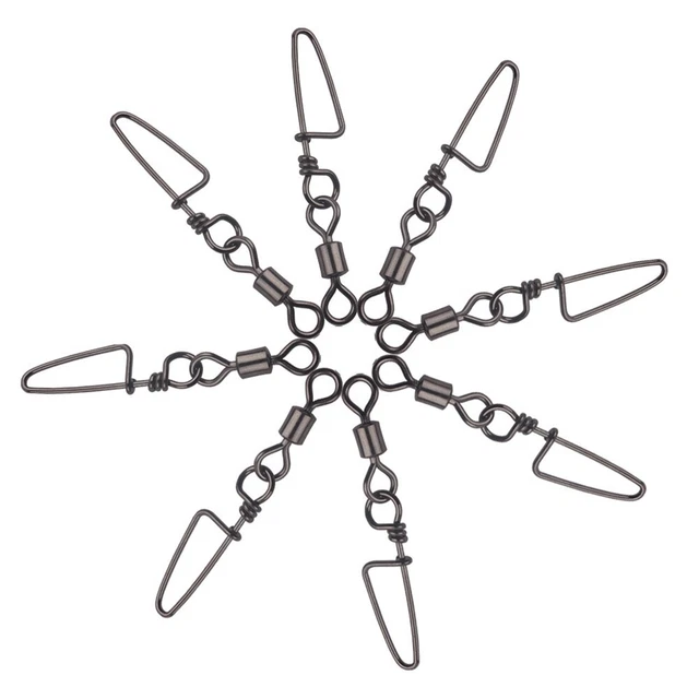 Émerillon à Clip Rapide (D Lock) Pour Pêche - Marque DAM - Pivotant, Résistant - Pour Lignes Et Leurres