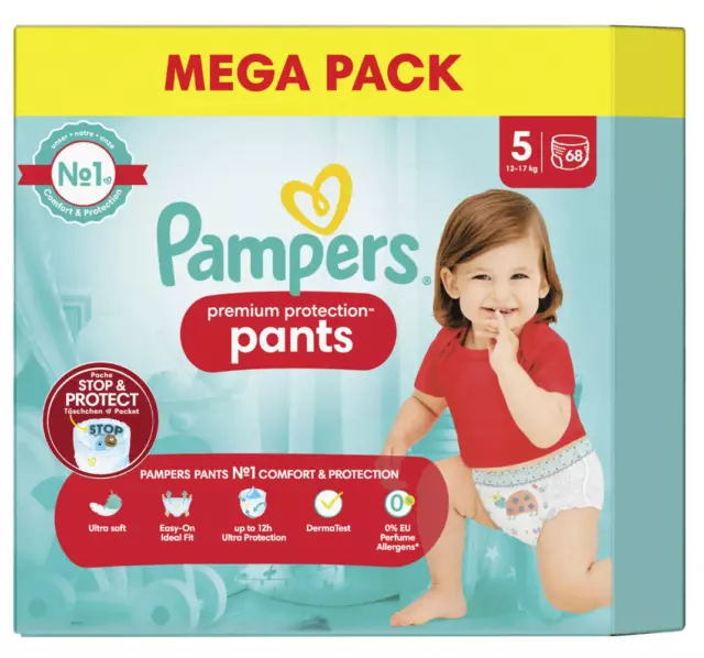 PAMPERS BABY DRY taille 8 paquet neuf 28 couches XXL incontinence ABDL  énurésie EUR 25,00 - PicClick FR