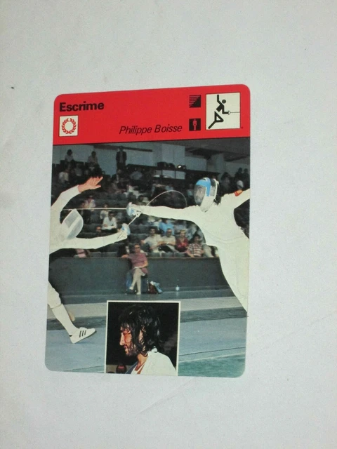 CARTE EDITIONS RENCONTRE 1979 / ESCRIME - PASCAL JOLYOT