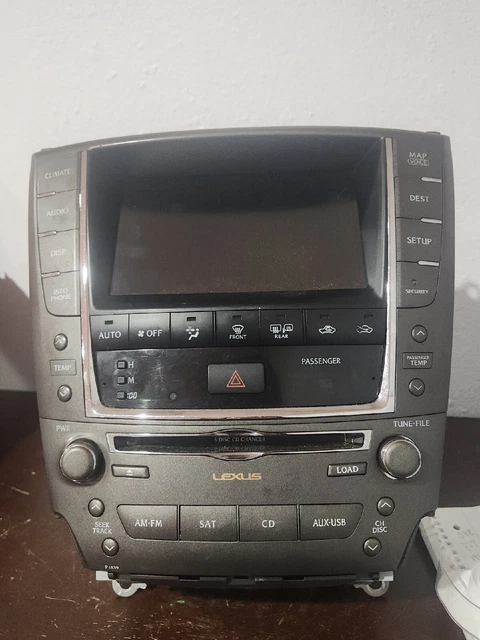 Lexus Is250 Is350 Front Navigation Radio Stereo Screen Headunit Oem (2010_2013)