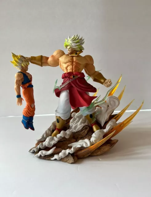 Figura de Dragon Ball Broli vs Goku figuras de anime Super Saiyan Broly Fullpower GK P