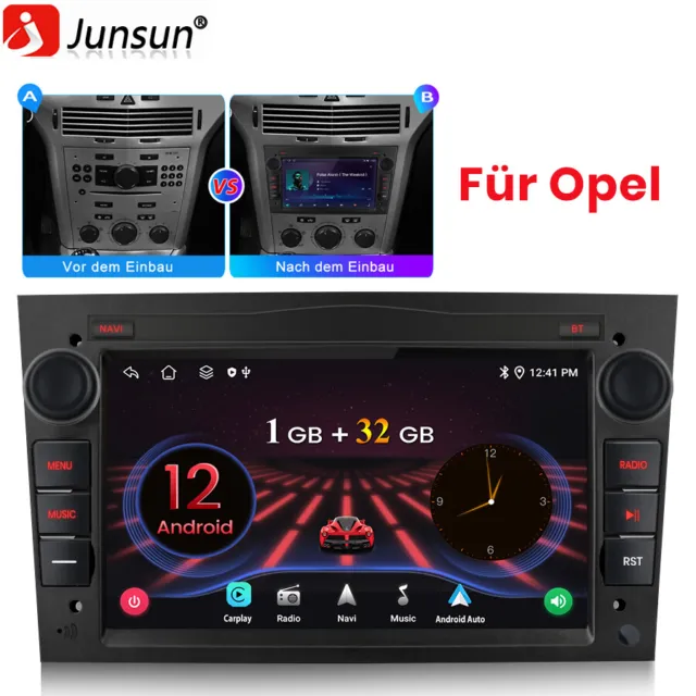 CarPlay Android GPS Navi Autoradio Für Opel Corsa C D Astra H Zafira Vectra RDS