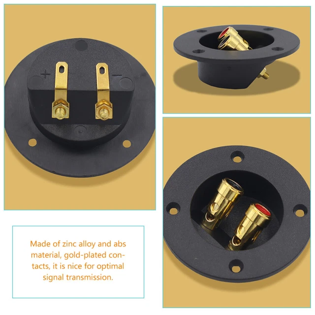 2 Pcs Disconnect Box Audio Junction Box Wisa Speakers Terminal 6