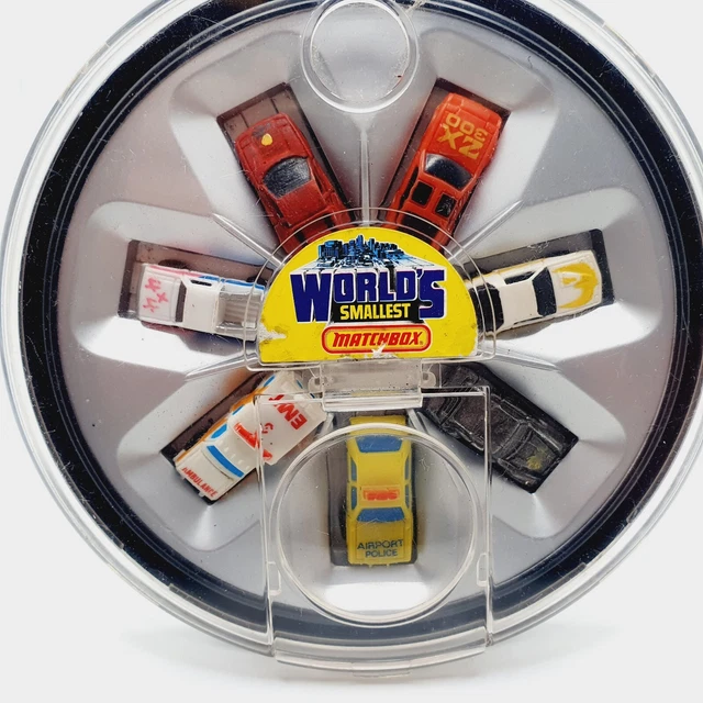 Matchbox Worlds Smallest Collectors Case 1990 Magna Wheel