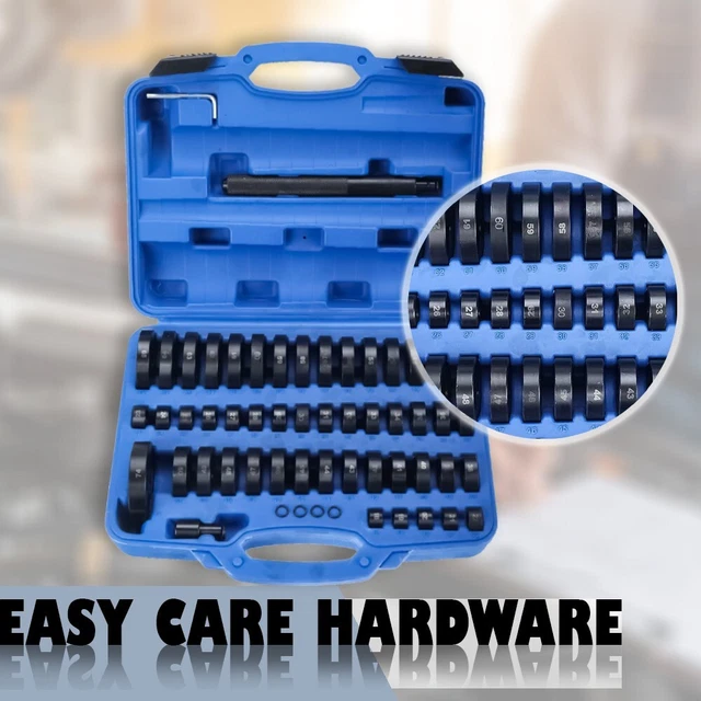 52pc Custom Bushing Bearing Seal Driver Push Press Disc Tool Set - Foto 4